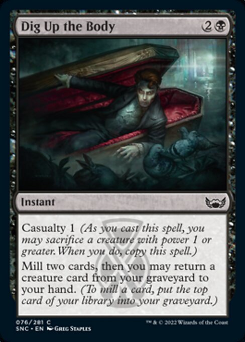 Dig Up the Body [Foil]