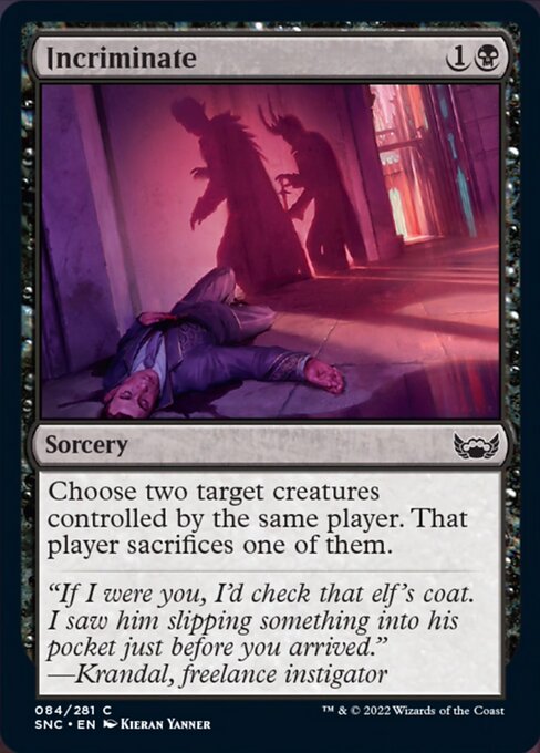 Incriminate [Foil]
