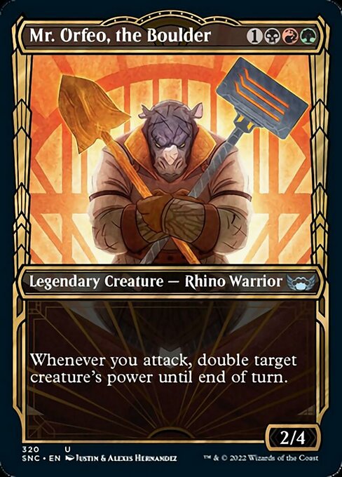 Mr. Orfeo, the Boulder [Showcase Foil]