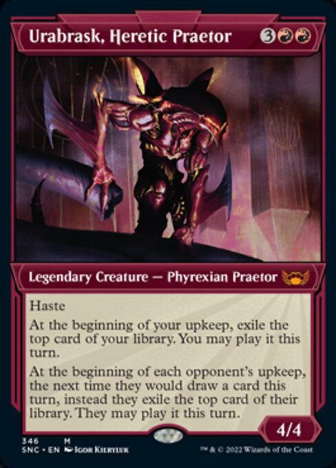 Urabrask, Heretic Praetor [Showcase Foil]