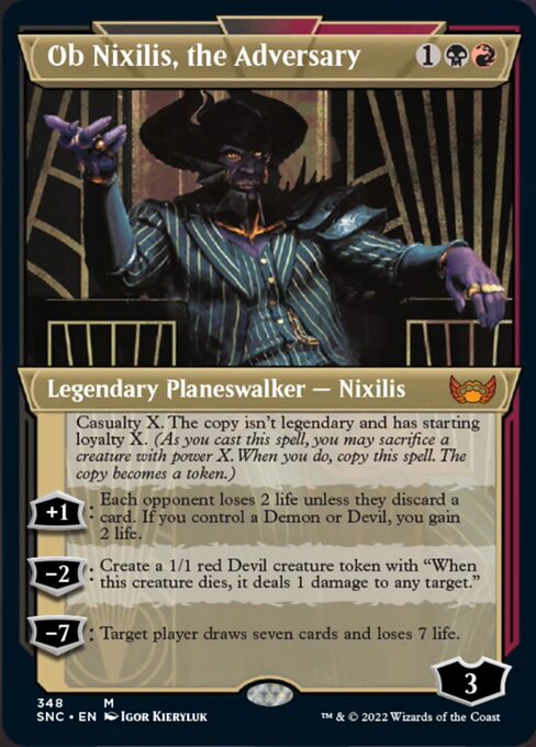Ob Nixilis, the Adversary [Showcase Foil]