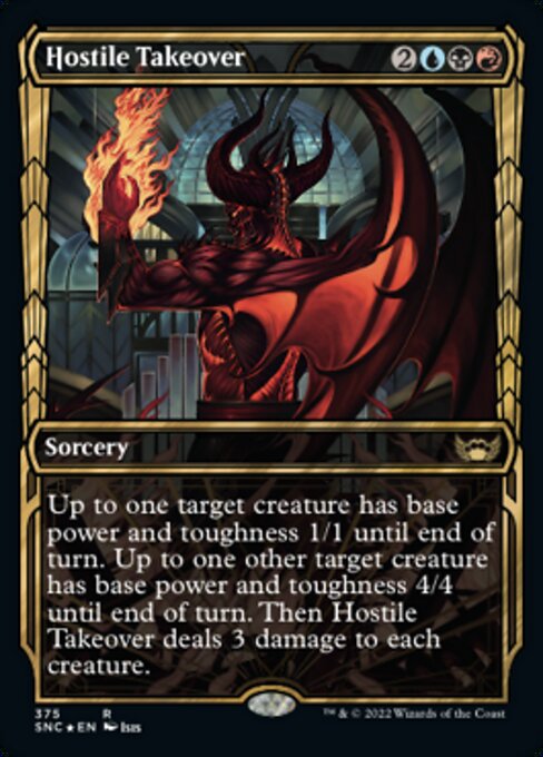 Hostile Takeover [Showcase Foil]