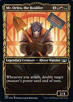 Mr. Orfeo, the Boulder [Showcase Foil]