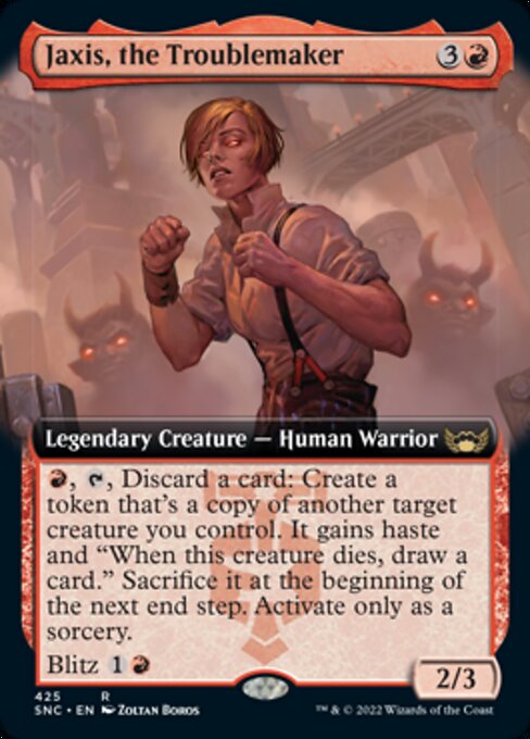 Jaxis, the Troublemaker [Extended Artwork Foil]