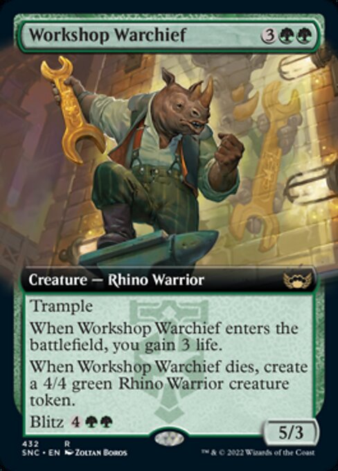 Workshop Warchief [Extended Artwork Foil]