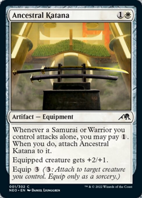 Ancestral Katana [Foil]