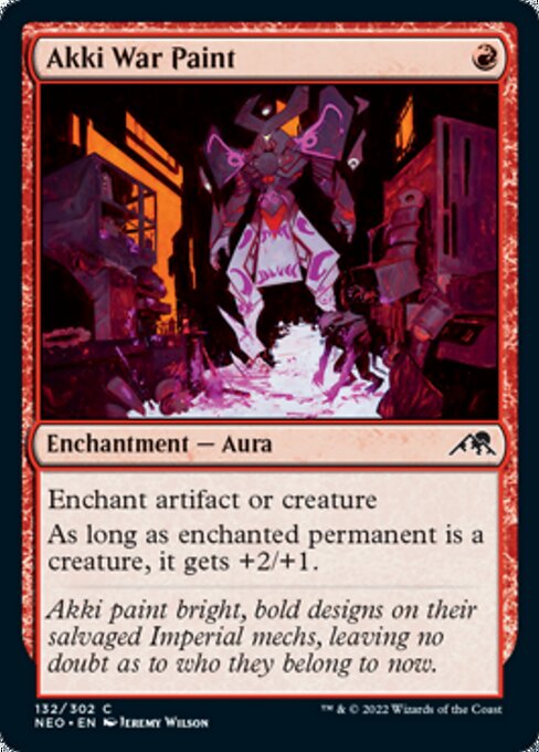 Akki War Paint [Foil]