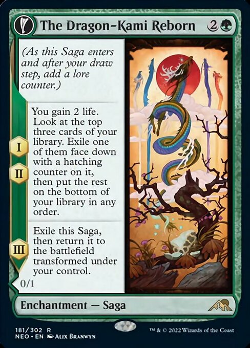 The Dragon-Kami Reborn // Dragon-Kami's Egg [Foil]