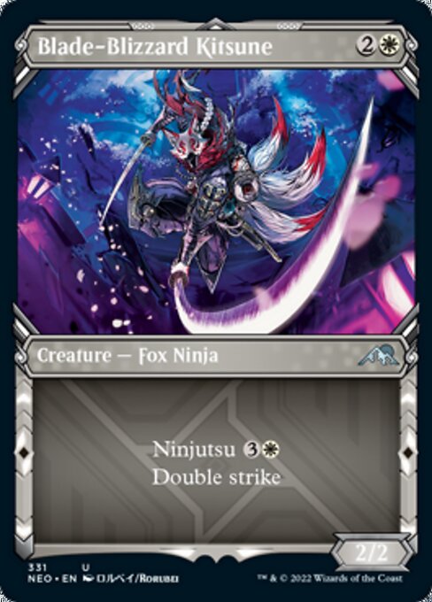 Blade-Blizzard Kitsune [Showcase Foil]