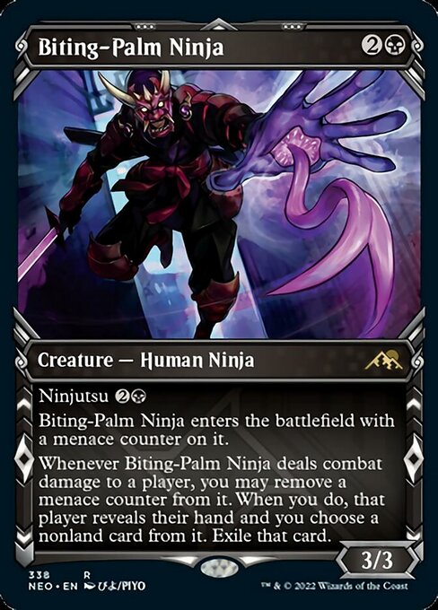 Biting-Palm Ninja [Showcase Foil]