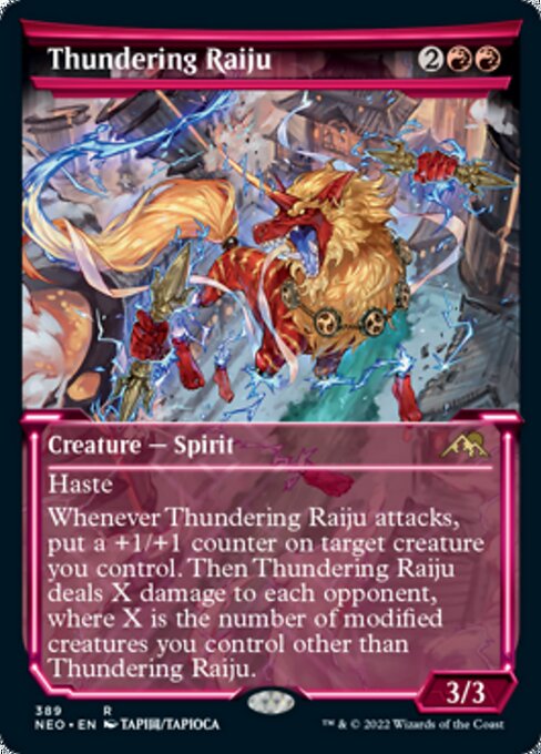 Thundering Raiju [Showcase Foil]