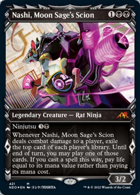 Nashi, Moon Sage's Scion [Showcase Etched Foil]