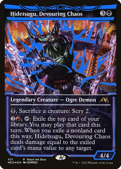 Hidetsugu, Devouring Chaos [Showcase Foil]