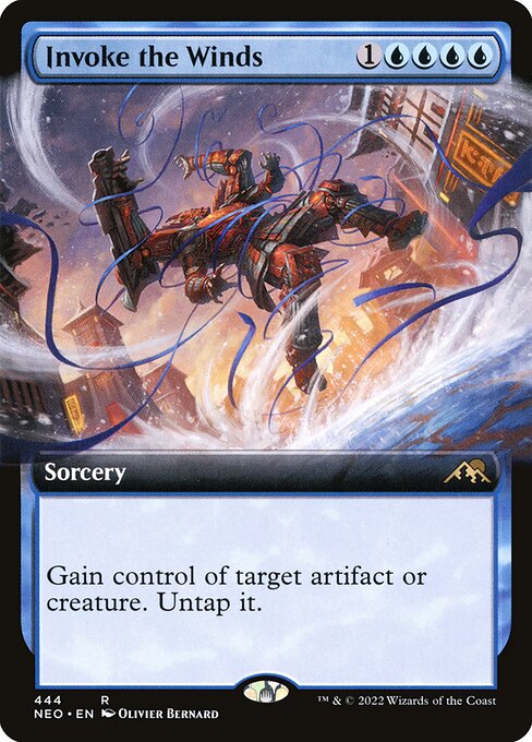 Invoke the Winds [Extended Artwork Foil]