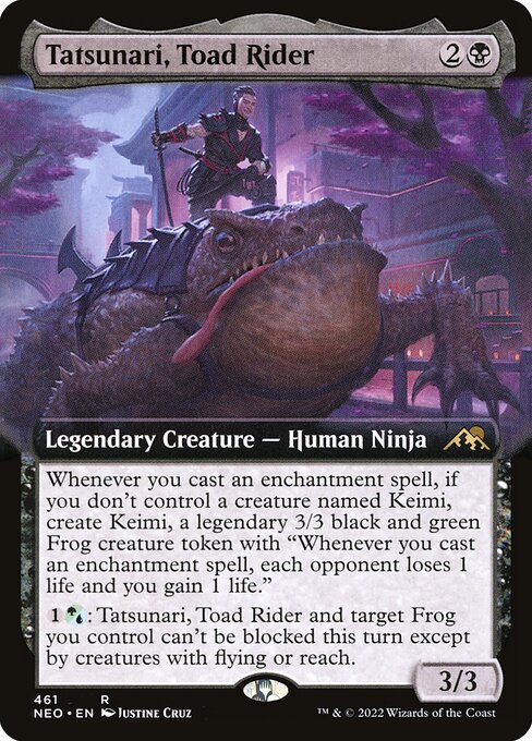 Tatsunari, Toad Rider [Extended Artwork Foil]