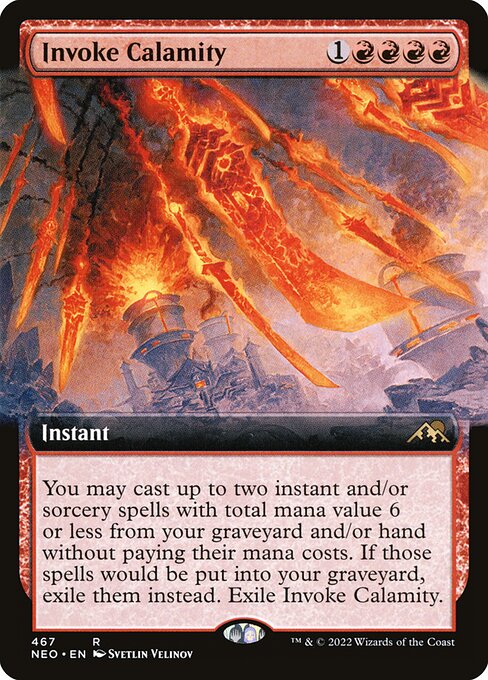 Invoke Calamity [Extended Artwork Foil]
