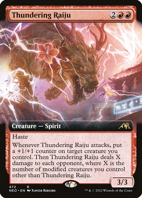Thundering Raiju [Extended Artwork Foil]