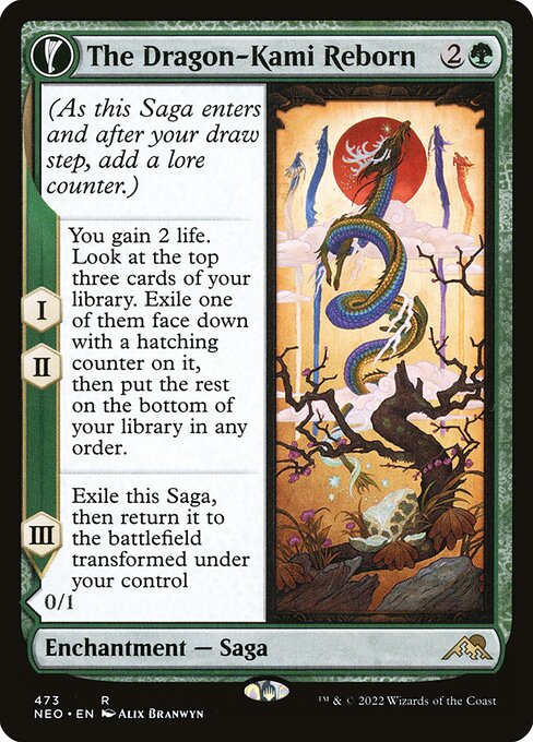 The Dragon-Kami Reborn // Dragon-Kami's Egg [Extended Artwork Foil]