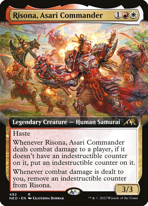 Risona, Asari Commander [Extended Artwork Foil]