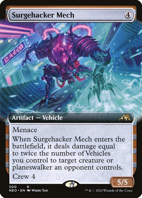 Surgehacker Mech [Extended Artwork Foil]