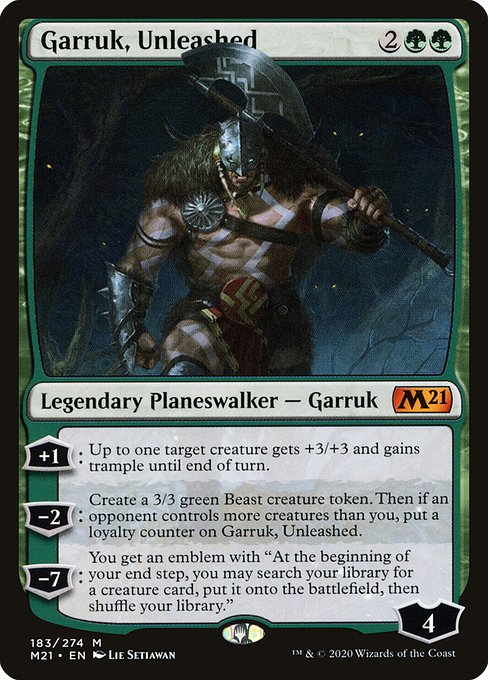Garruk, Unleashed [Foil]