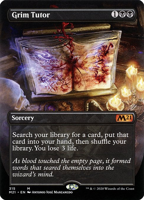Grim Tutor [Borderless]