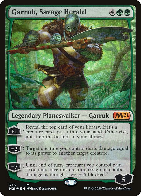 Garruk, Savage Herald [Foil]
