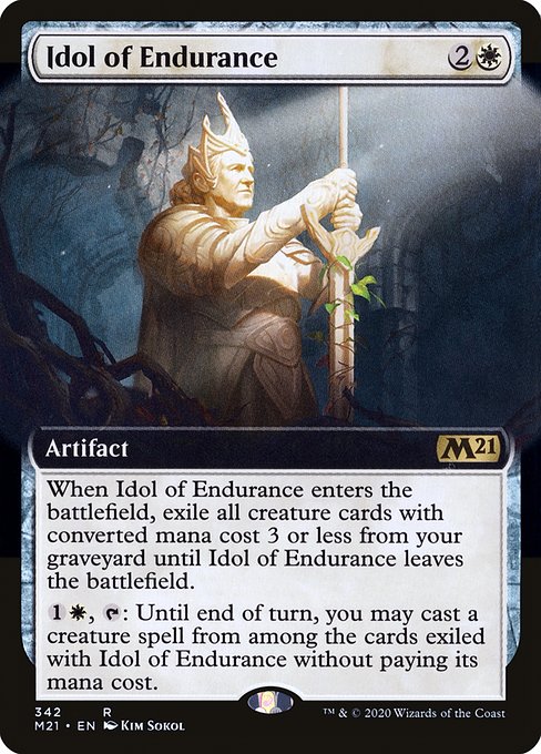 Idol of Endurance [Extended Artwork Foil]