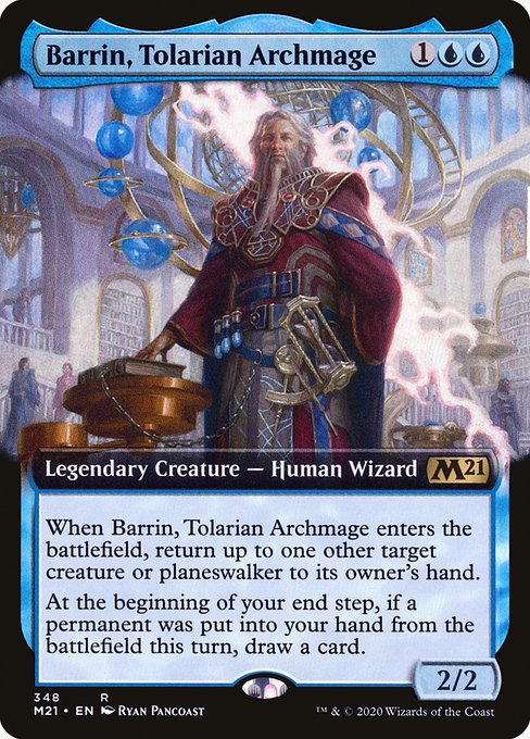 Barrin, Tolarian Archmage [Extended Artwork Foil]