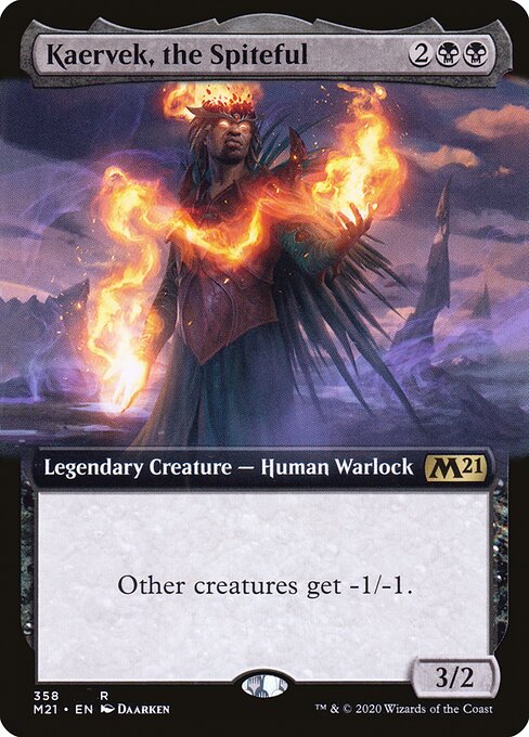 Kaervek, the Spiteful [Extended Artwork Foil]
