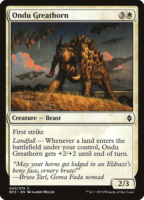 Ondu Greathorn [Foil]
