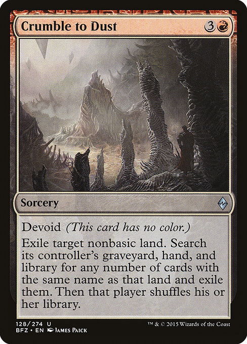Crumble to Dust [Foil]