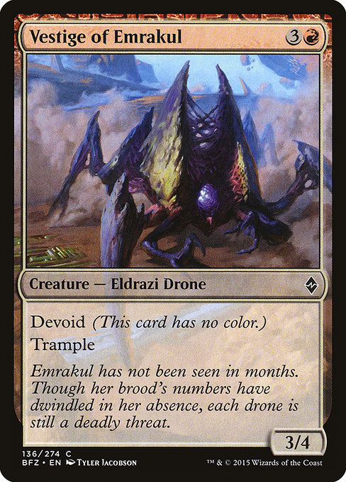 Vestige of Emrakul [Foil]