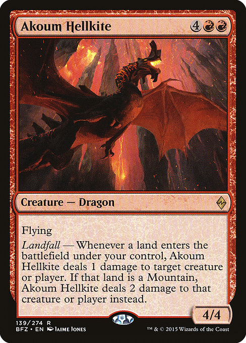 Akoum Hellkite [Foil]
