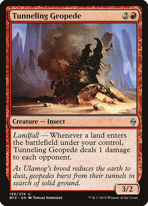 Tunneling Geopede [Foil]