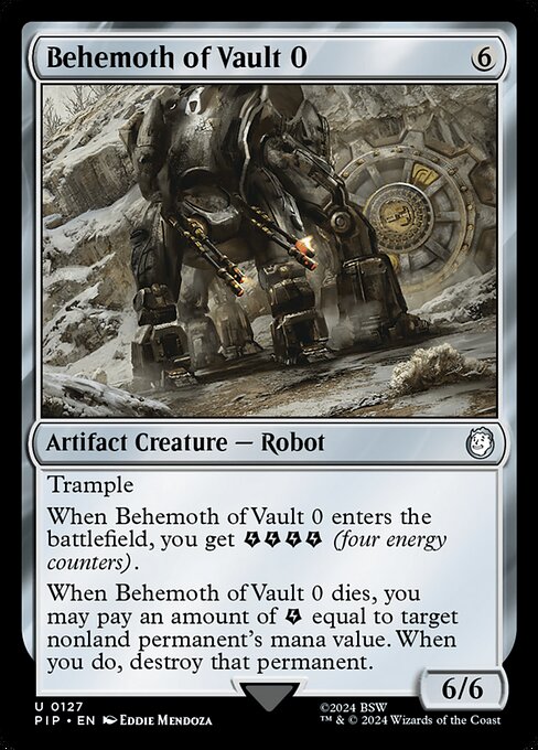 Behemoth of Vault 0 [Foil]