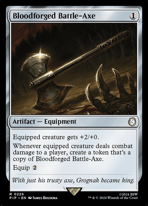 Bloodforged Battle-Axe [Foil]