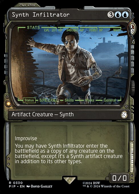 Synth Infiltrator [Showcase Foil]