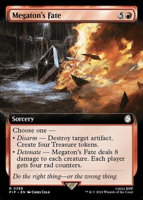 Megaton's Fate [Extended Artwork Foil]