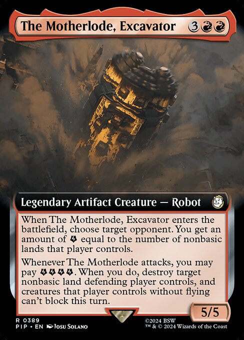 The Motherlode, Excavator [Extended Artwork Foil]
