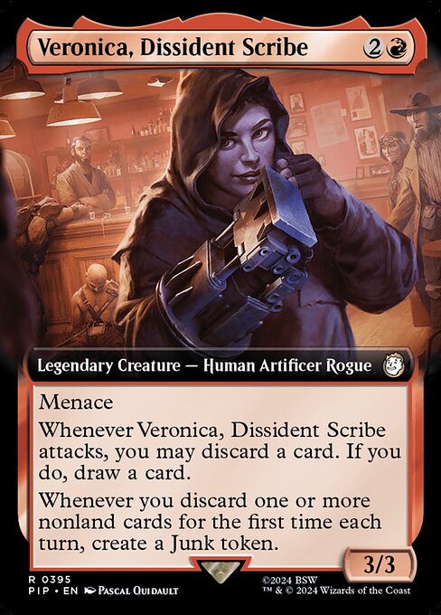 Veronica, Dissident Scribe [Extended Artwork Foil]