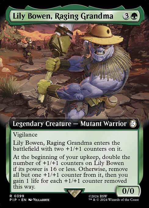 Lily Bowen, Raging Grandma [Extended Artwork Foil]