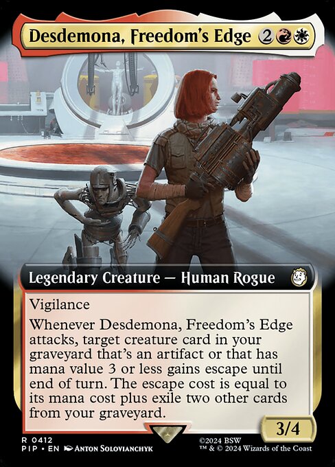 Desdemona, Freedom's Edge [Extended Artwork Foil]