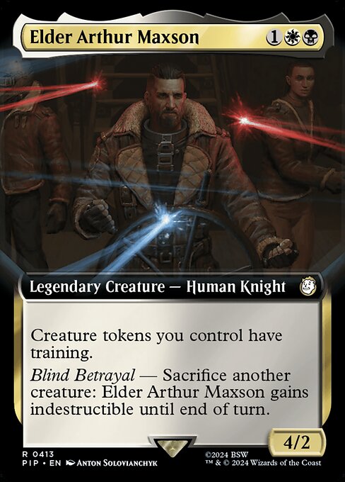 Elder Arthur Maxson [Extended Artwork Foil]