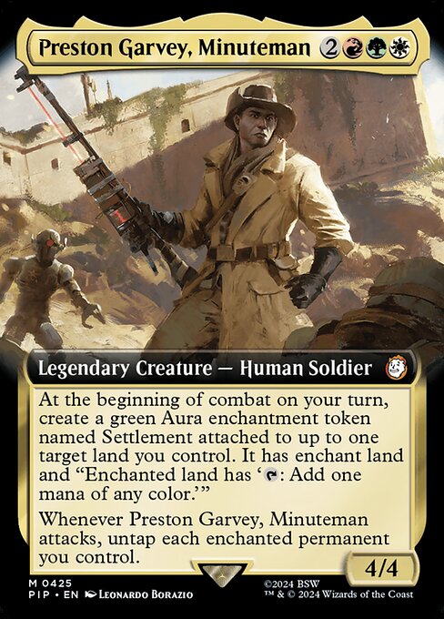 Preston Garvey, Minuteman [Extended Artwork Foil]