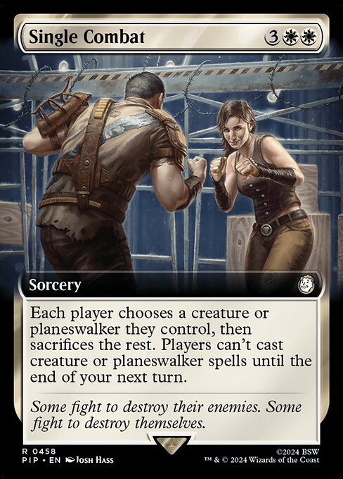 Single Combat [Extended Artwork Foil]