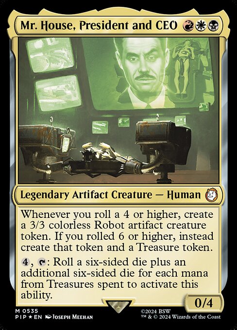 Mr. House, President and CEO [Surge Foil]