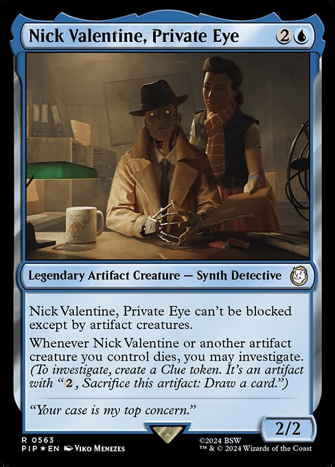 Nick Valentine, Private Eye [Surge Foil]