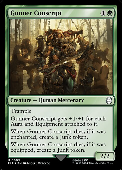Gunner Conscript [Surge Foil]