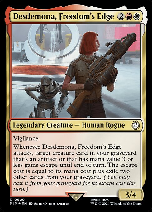 Desdemona, Freedom's Edge [Surge Foil]